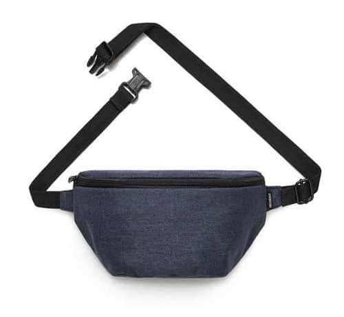 A girl holding a bag