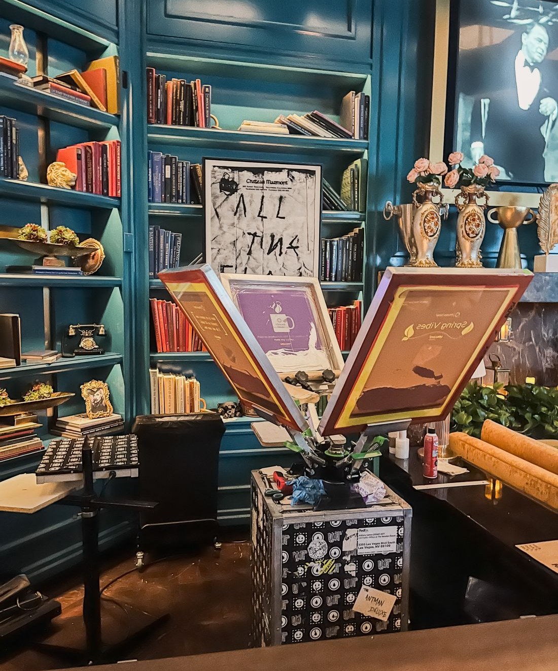 Library lounge activation